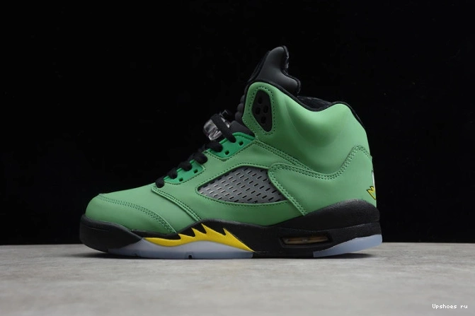 Ducks Jordan 5 Retro 454803-535 Oregon Air 0706